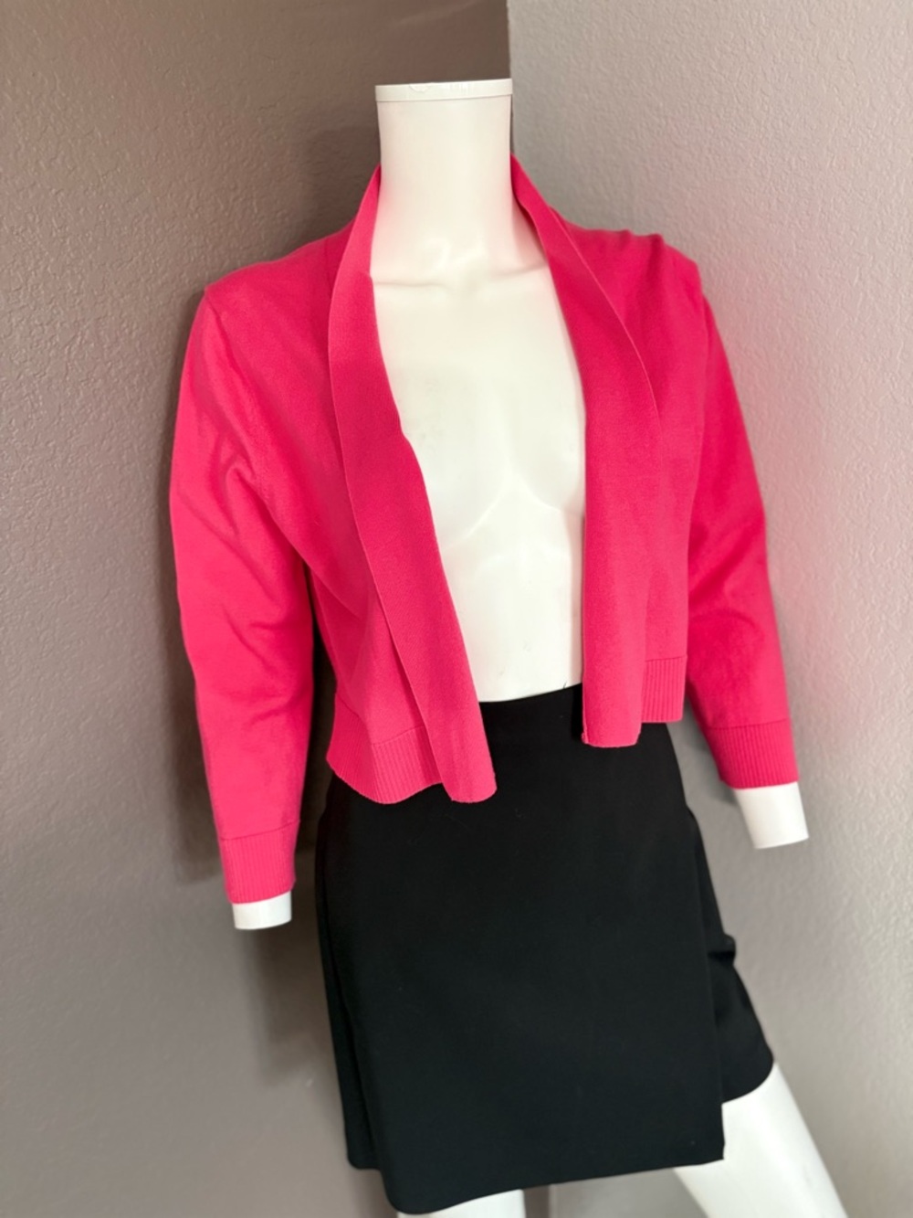 Calvin Klein Vibrant Pink Knit Top